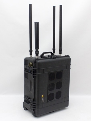 Tragbarer 8 Energie Promi Schutz der Bänder VHF-UHFbomben-Signal-Störsender-Verwürfelungsvorrichtungs-400w
